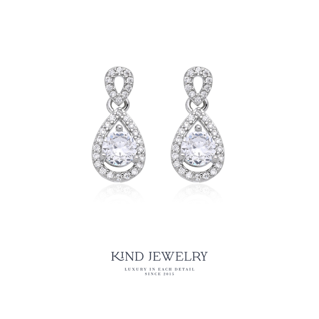 Kind Jewelry ต่างหูเจ้าสาว ออกงาน Tina pear