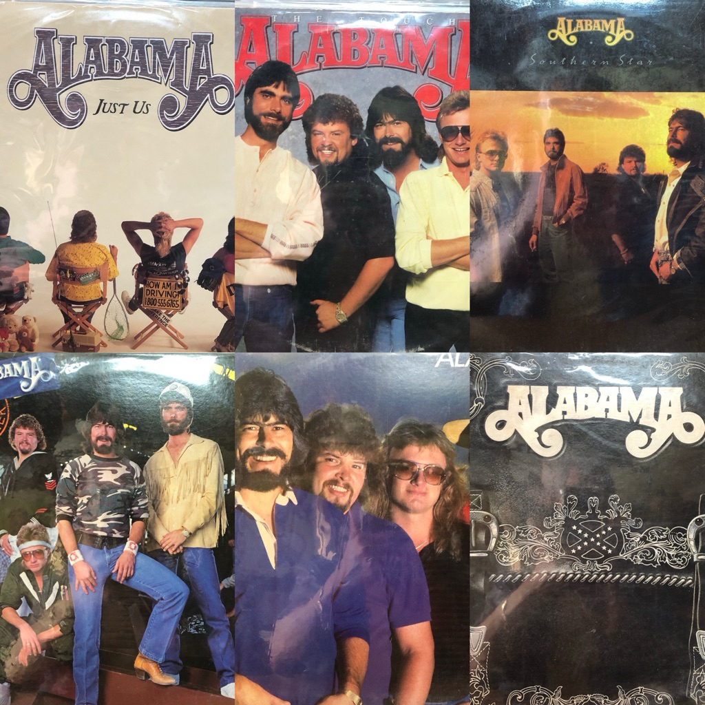 แผ่นเสียง วง Alabama lp (vinyl)