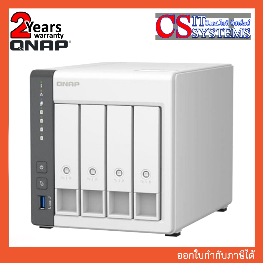 QNAP TS-433-4G STORAGE NAS 4-CORES 2.0GHz/4GB/4-Bay