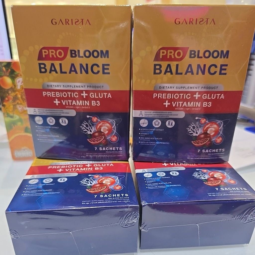 ผลิตภัณฑ์อาหารเสริม Prebiotic Pro bloom Balance @Garista