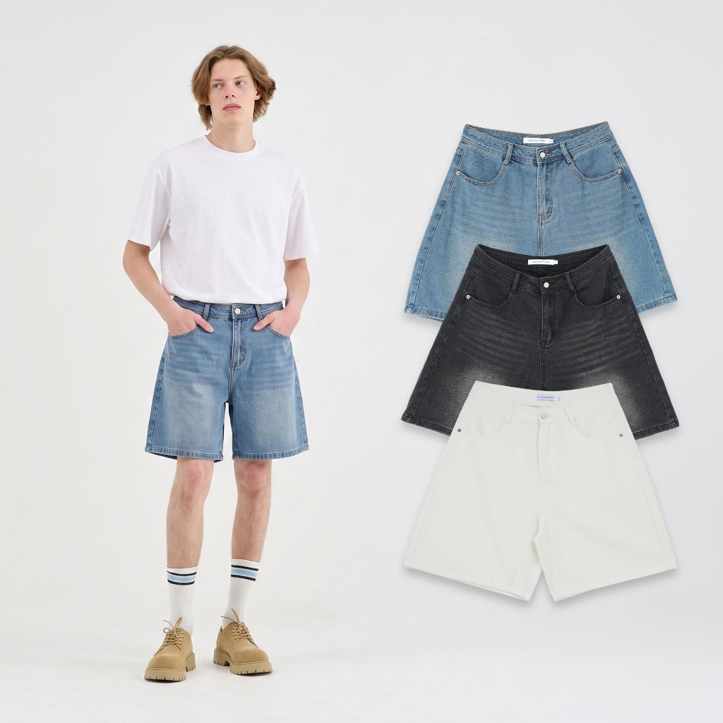 HOMEBOY กางเกงยีนส์ขาสั้น   HB.MITTY.SHORTS  ยีนส์  ใส่สบาย