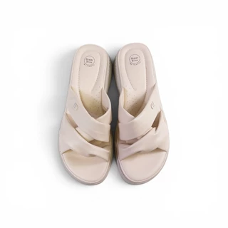Thames(เทมส์) รองเท้าแตะเพื่อสุขภาพผู้หญิง สายคาดไขว้นุ่มพิเศษ สูง 1 นิ้ว Shoes-SB21004