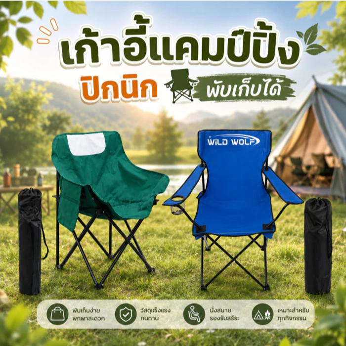 Sp เก้าอี้ปิคนิค เก้าอี้สนาม YF-1616 558