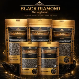 BLACK DIAMOND อาหารเสริมปลาโดย DUBAI AQUATIC - BLACK DIAMOND เพื่อกระตุ้นการเติบโตของ ดอกและบั้ง