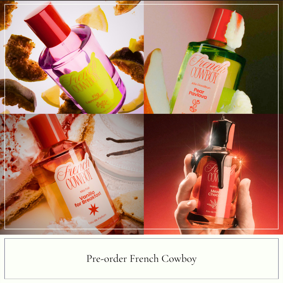 [Pre-order] French Cowboy Pear Pavlova, Mezcal Chocolat, Vanilla for Breakfast, Fig Lemonade