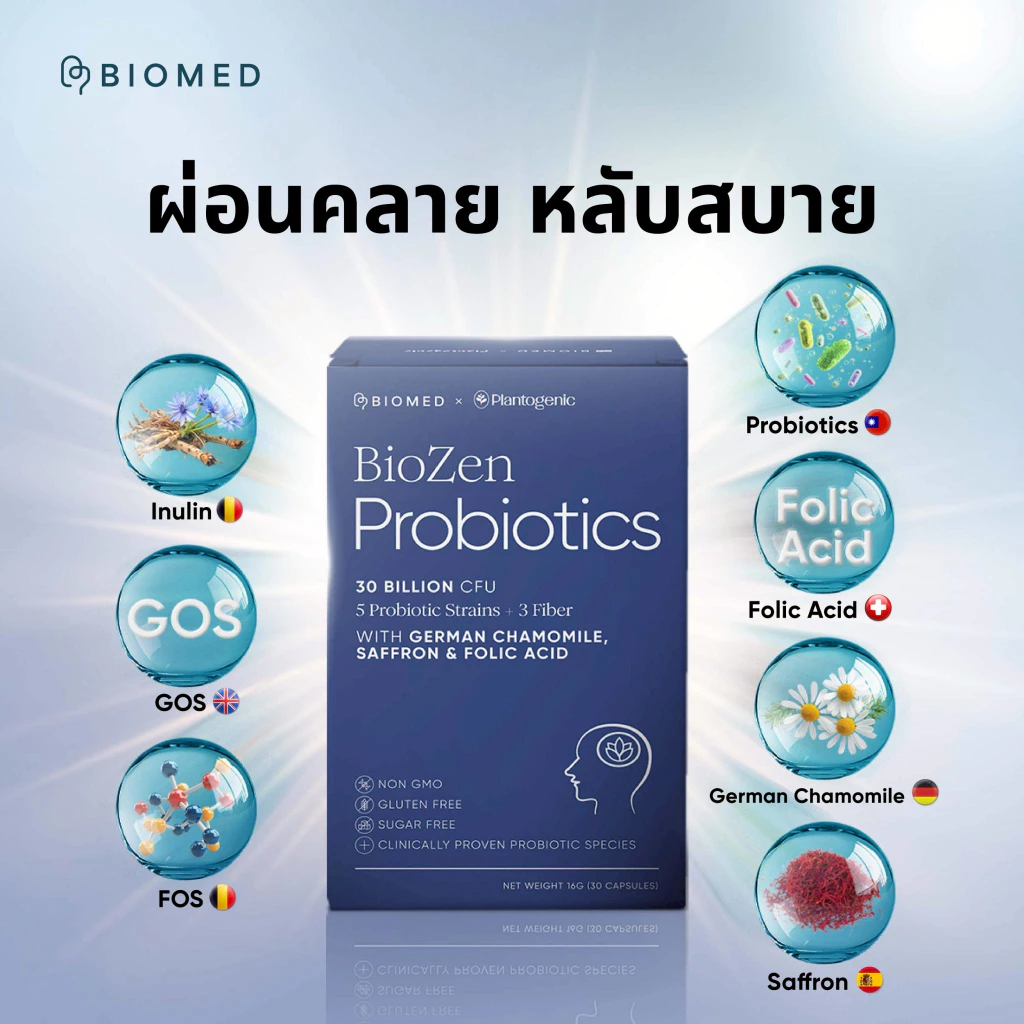 BioZen แคปซูลโพรไบโอติกส์ Medical Grade Probiotic BioMed โพรไบโอติก thumbnail 8
