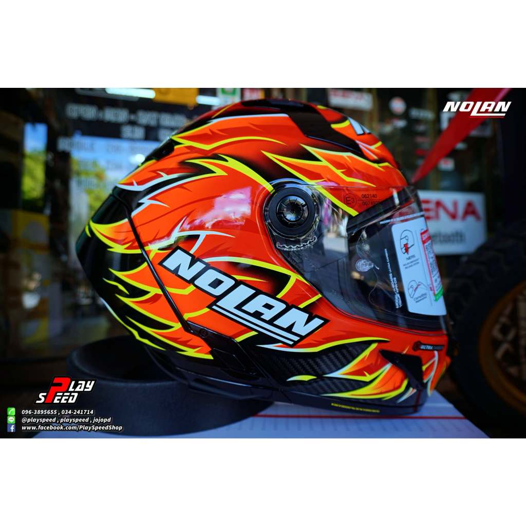 NOLAN X-804 RS ULTRA CARBON : REPLICA A.IANNONE