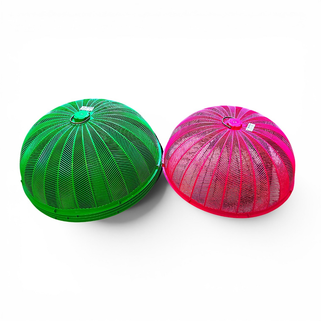 ฝาชีกลมใหญ่ (12ใบ) 47cm สีหวาน ฝาชีพลาสติก / ขนาด : 47 X 47 X 17 cm.