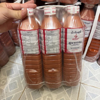[1แพ็ค : 6ขวด] น้ำจิ้มสุกี้ ศุภวรรณ สูตรไหหลำ ขนาด 750 มล