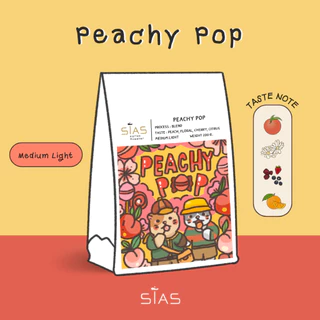 เมล็ดกาแฟคั่ว Peachy Pop By Sias Koffee Roaster
