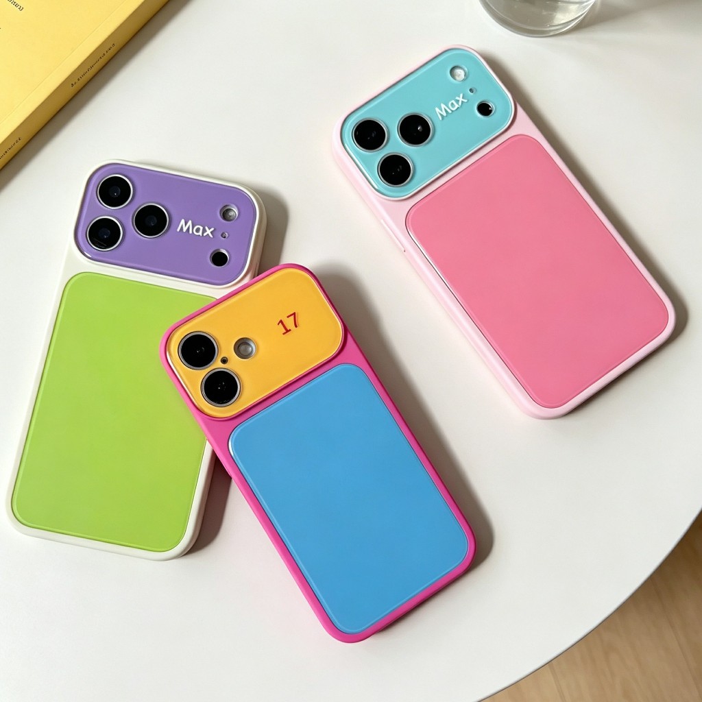 CASE  ไอโฟน17 เคส มาการอง กันกระแทก เคสกันกล้อง สำหรับ for iPhone 17 pro max 16 pro max 15 pro max 1