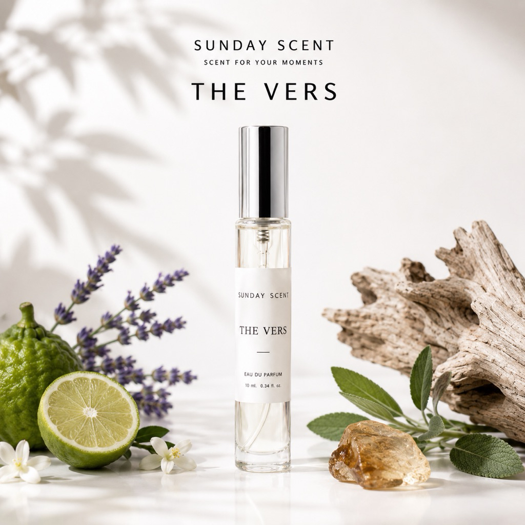 Sunday Scent - THE VERS Eau de Parfum 10ml | น้ำหอมกลิ่นสะอาด สดชื่น สมดุล Unisex | ไม่มีกล่อง