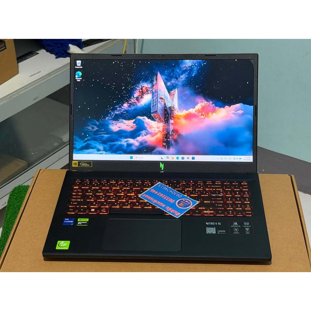 #เหมือนใหม่ #RTX5050   #8GB GDDR7 & #I7 #GEN13 รุ่นใหม่ๆ 💻#Acer #Nitro #V15 #ANV15