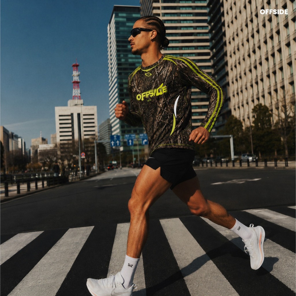 OFFSIDE Collecition 2026 : เสื้อรุ่น Runclub  ผ้า Cubic Air  กัน UV Protection ใส่สบาย เย็นผิว (Running)