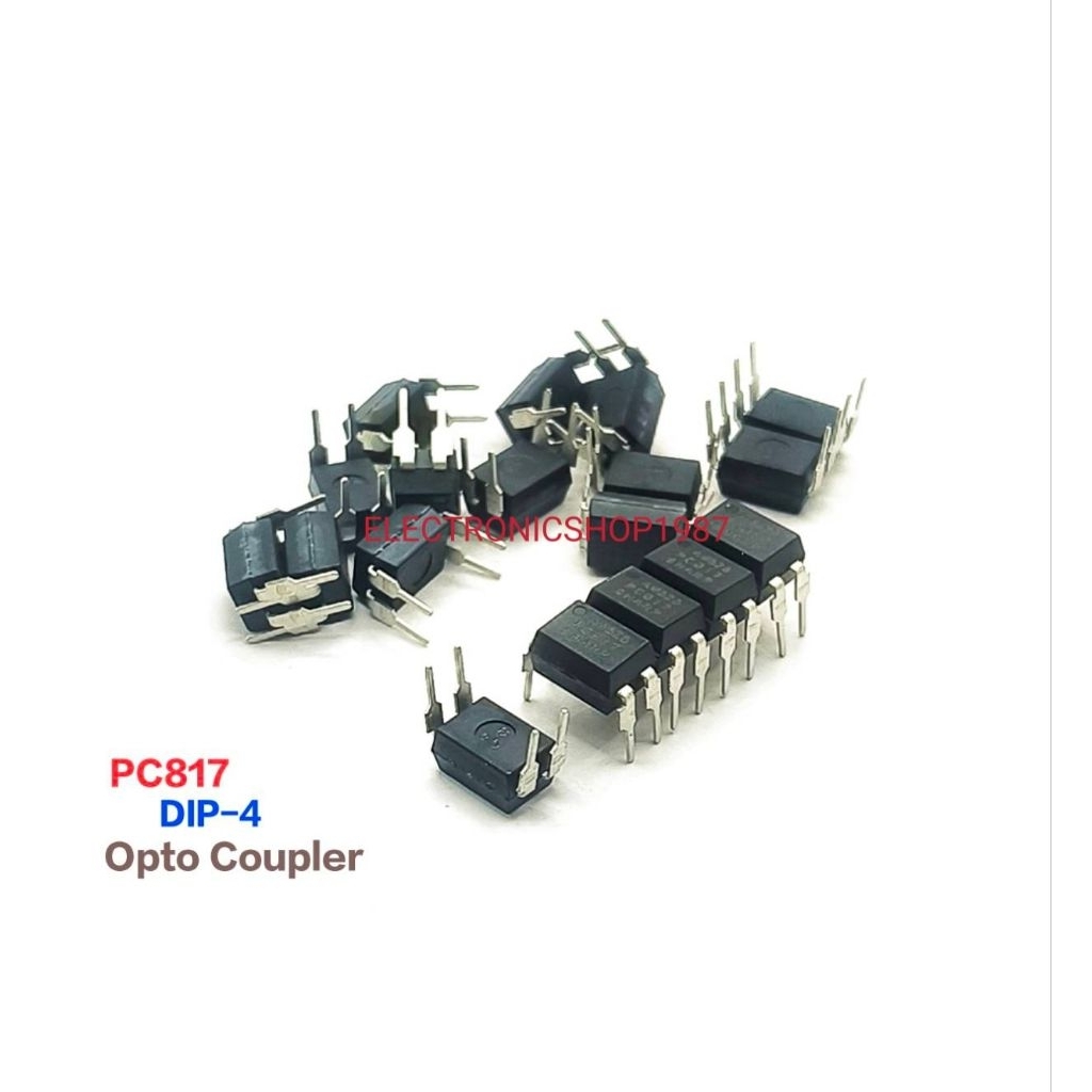 ราคา 10ตัว 👉👉 PC817  IC 817 PC817B Opto Coupler DIP-4 ไอซีออปโต้คอปเปอร์ขาลงปริ้น 4ขา 817