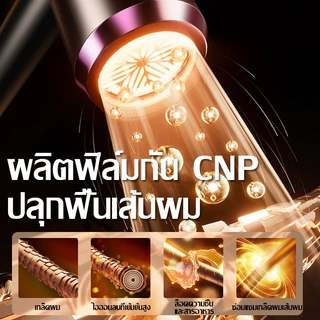 【รับประกัน 5 ปี】ไดร์เป่าผม มีไอออนลบ เป่าผมแห้งเร็ว ลมร้อน ลมเย็น เครื่องเป่าผ Hair dryer