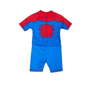 Spider-Man Swimwear ชุดว่ายน้ำเด็กผู้ชาย เสื้อ+กางเกง สไปเดอร์แมน แถม หมวก และ ถุงใส่ชุด ลิขสิทธิ์แท้ ผ้าคุณภาพดี