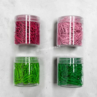 🔥พร้อมส่ง ใน 🇹🇭🔥 wasu.store24 WS059 คลิปหนีบกระดาษ เอกสาร แข็งแรงทนทานใช้งานง่าย หลากสี