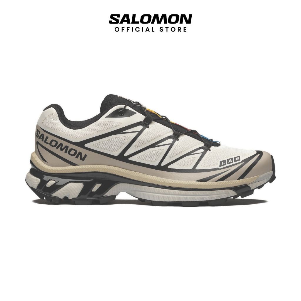 SALOMON XT-6 Unisex Vanilla Ice Black Sportstyle Sneakers WL รองเท้าสนีกเกอร์ L49211300 Official Sto