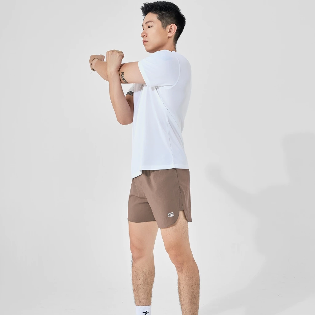 กางเกงกีฬาขาสั้นผู้ชาย Maxcool สําหรับวิ่ง ยิม Pickleball ระบายอากาศได้ดีและสะดวกสบาย Coolmate thumbnail 8