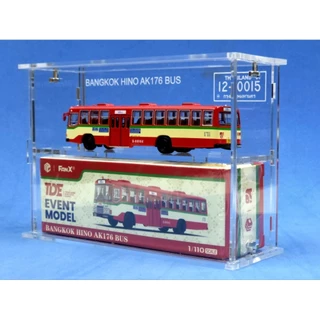 กล่องอะคริลิค Display Box สำหรับ Bangkok Hino AK176 Bus 1/110