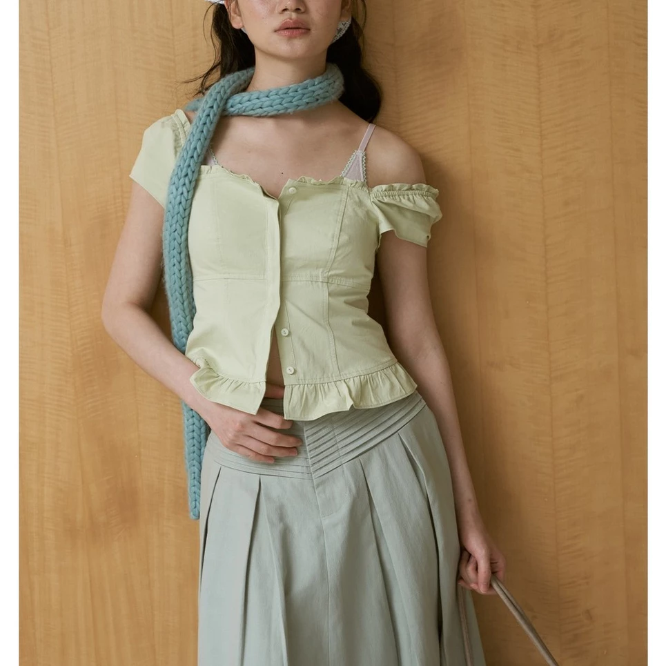 tresmade เสื้อ Peplum Top