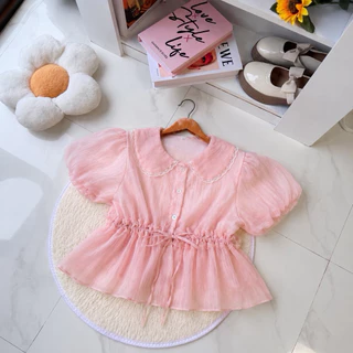 ( อกถึง 42 ) เสื้อคอบัวกระดุมหน้ารูดเอว Q2