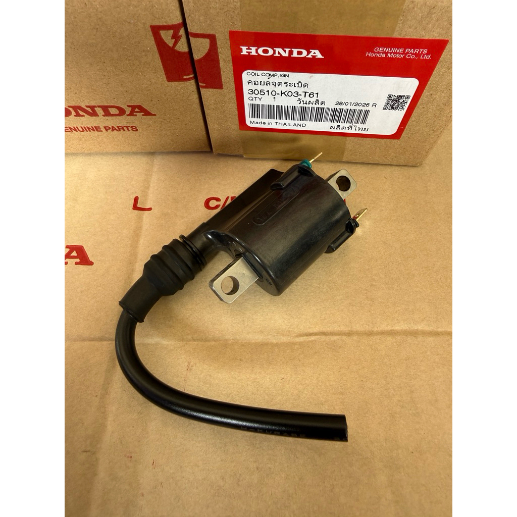 คอล์ยหัวเทียน เวฟ110i ปี2013-2018 แท้ศูนย์ฮอนด้า 30510-K03-T61