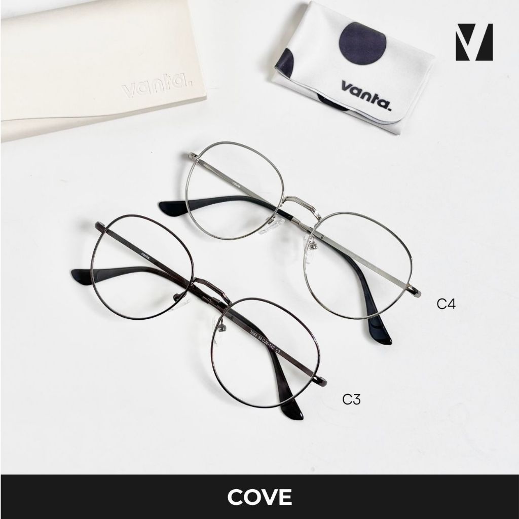 vanta. إطار نظارة معدني دائري COVE — صورة 8