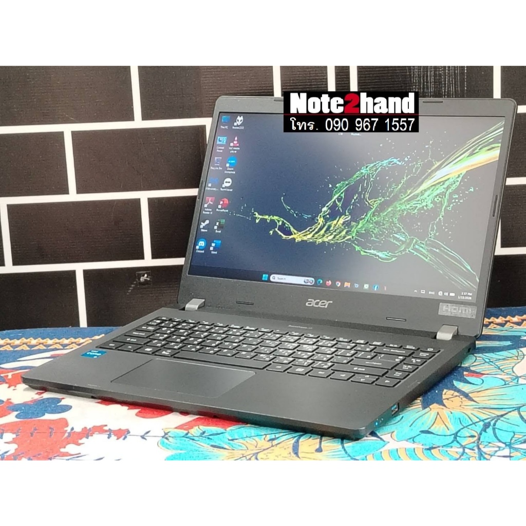 ACER Core i5-1135G7 จอ14”HD แรม8+NVMe.512+การ์ดจอ Iris