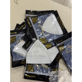 หมวกถักอียิปต์แท้ (แบรนด์Munasib)กะปีเยาะห์แบบตาข่าย (ใหม่ล่าสุด)