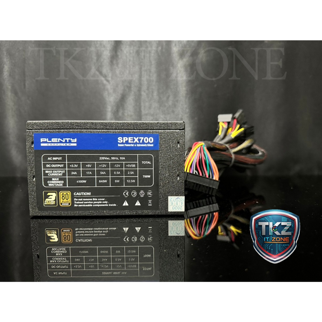 เพาเวอร์ซัพพลาย(power supply) PLENTY APEX  700W   (700W 80+ Bronze)