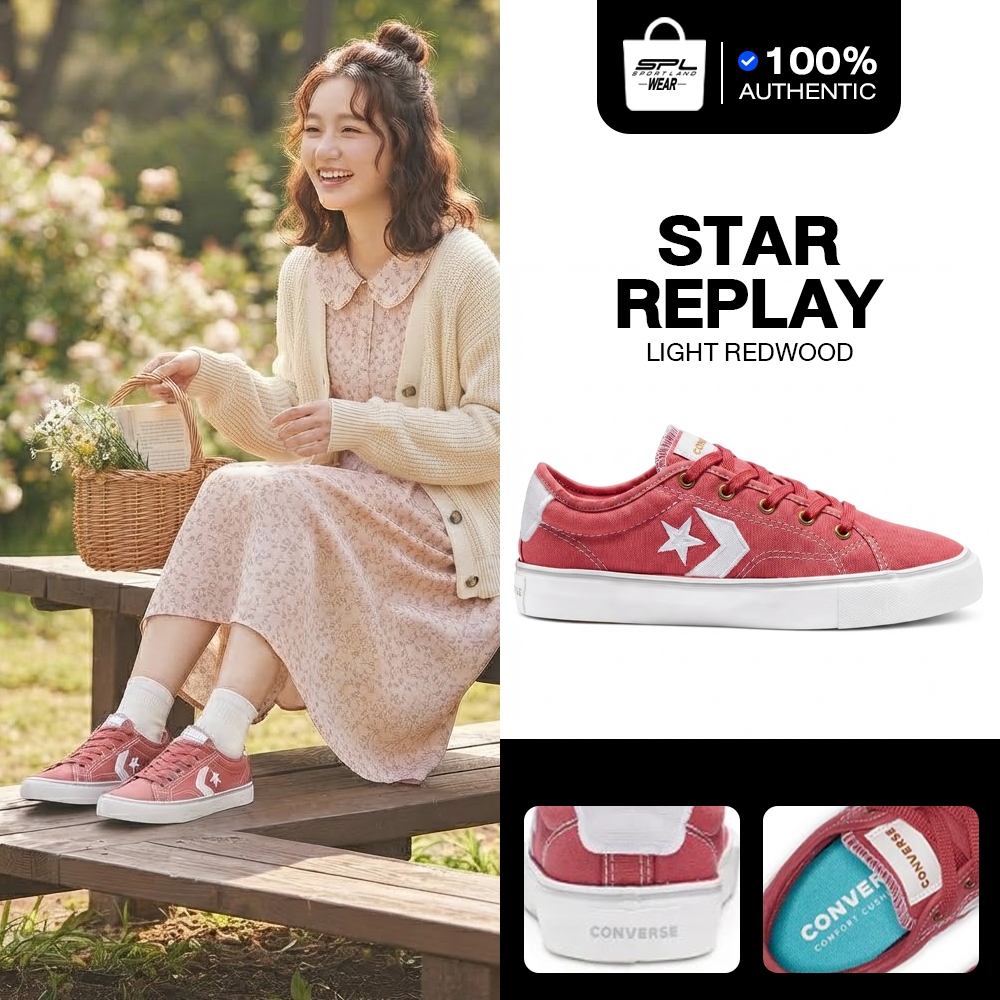 Converse รองเท้าผ้าใบผู้หญิง W Star Replay OX 565253CF9RO (1890)