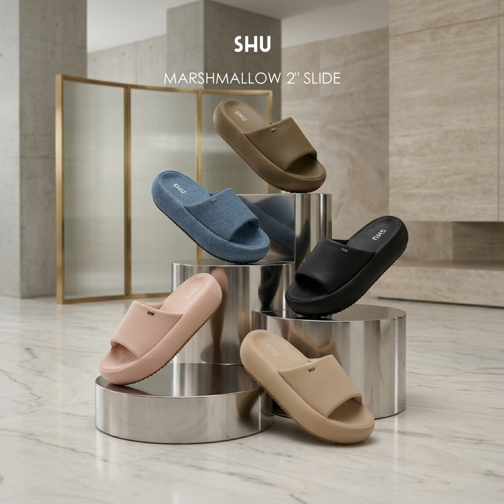 SHU MARSHMALLOW 2" SLIDE รองเท้าแตะ