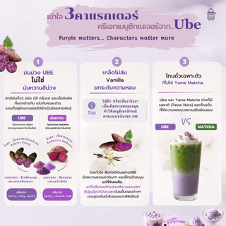 ผงอูเบะ UBE POWDER จากธรรมชาติ100% นำเข้าฟิลิปปินส์ | สำหรับเครื่องดื่ม เบเกอรี่ และไอศกรีม ตรา แพนโทริ