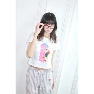 resign studio - Oversize/Crop/Babytee ลาย Party Parade