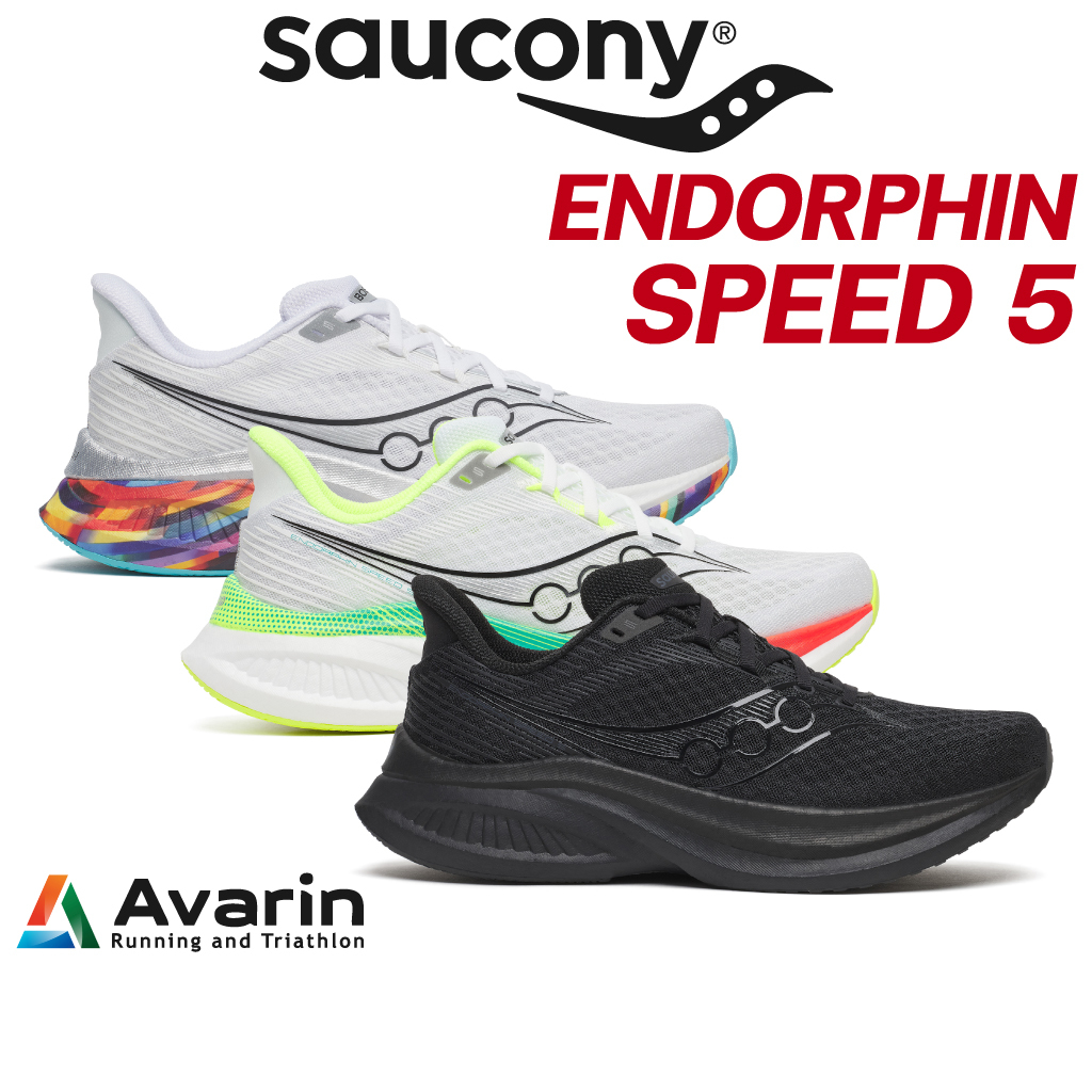 Saucony Endorphin Speed 5 [Men/Women] (ฟรี! ตารางซ้อม) รองเท้าวิ่งถนนสำหรับทำความเร็ว
