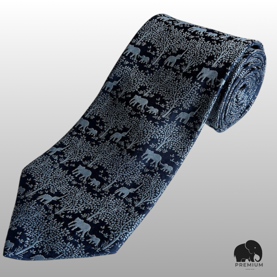 เนคไทผ้าไหม จิม ทอมป์สัน  Silk necktie Jim Thompson กรม