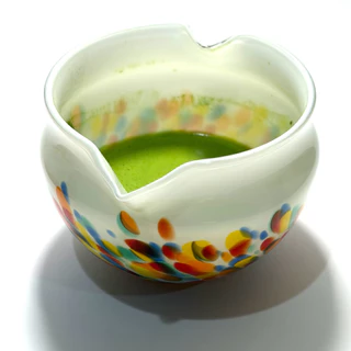 Hanabi matcha handmade bowl, ชามแก้วมัทฉะ Hanabi
