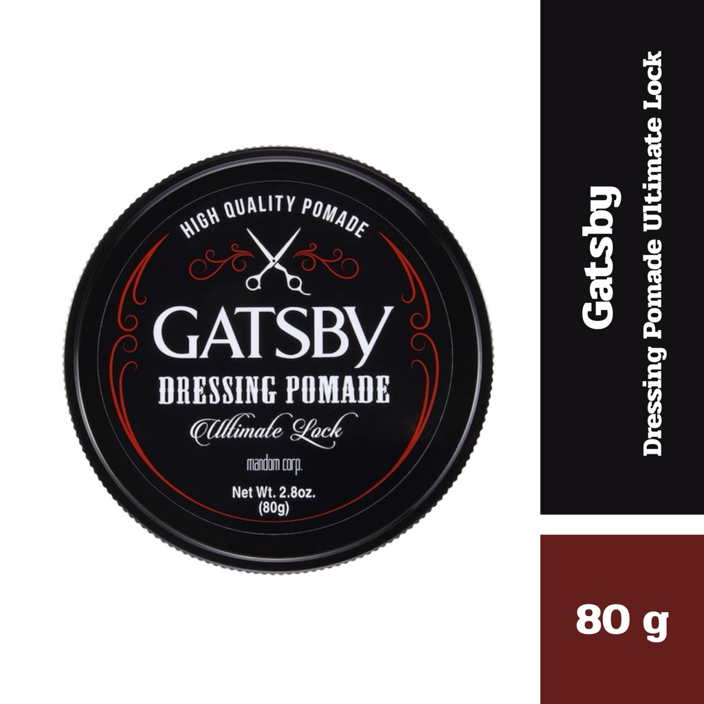 Gatsby Dressing Pomade Ultimate Lock 80G เดรสซิ่ง โพเมด อัลติเมท ล็อก