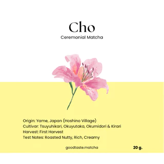 Yame Cho Matcha Powder by Good Taste Matcha