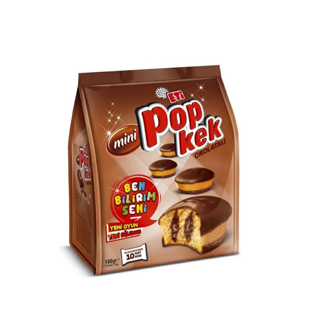 ขนม Pop kek mini 180 g. แบรนด์ Eti พร้อมจัดส่ง