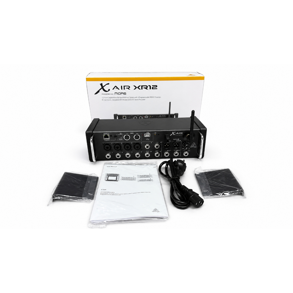 MIXER XR12 มิกเซอร์ดิจิตอล 12 ช่อง ควบคุม ผ่านคอมพิวเตอร์ มือถือ ไอแพด ผ่าน WIFI