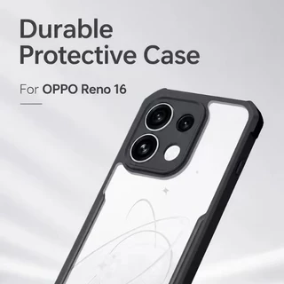 HHL เคส หลังใส สำหรับ Oppo Reno16F Reno16 Pro กันกระแทก เคสใส