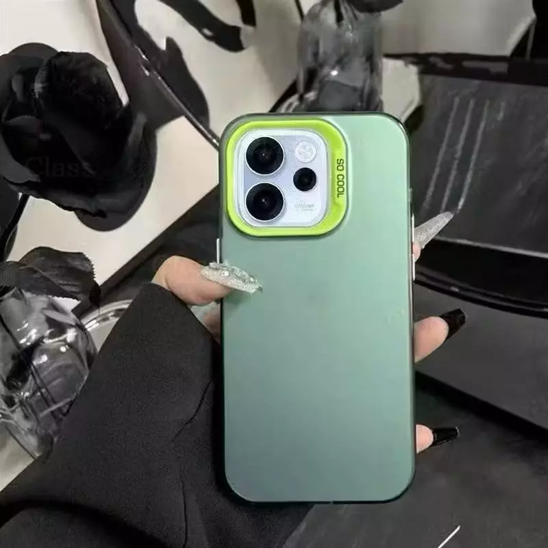 IMD เคสกันกระแทก ผิวด้าน ใช่สำหรับ Oppo Reno16 Pro Reno16Fแข็ง สีสดใส