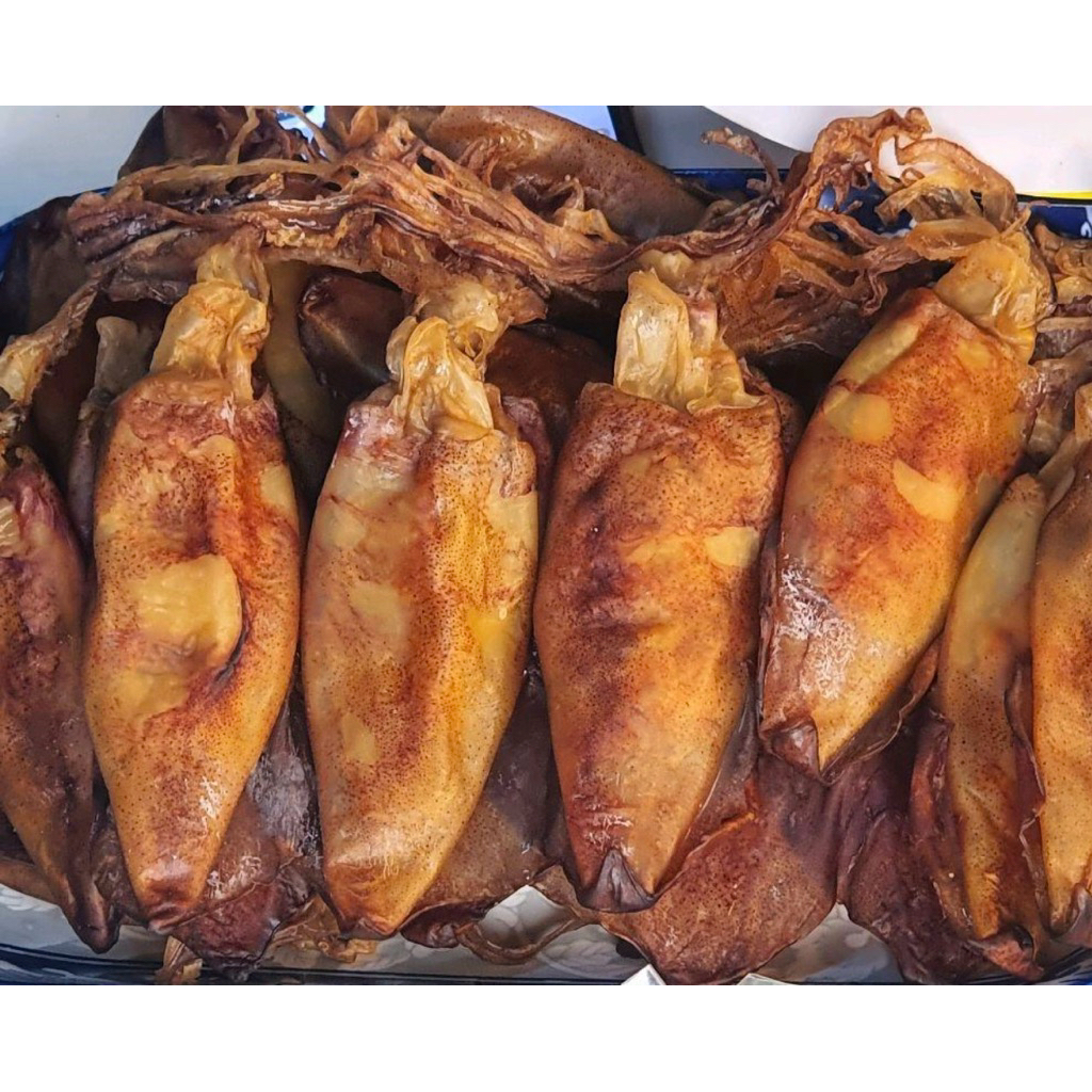 หมึกไข่แห้ง ไซส์ใหญ่/จัมโบ้ ไข่แน่นๆ ตัวใหญ่ๆ