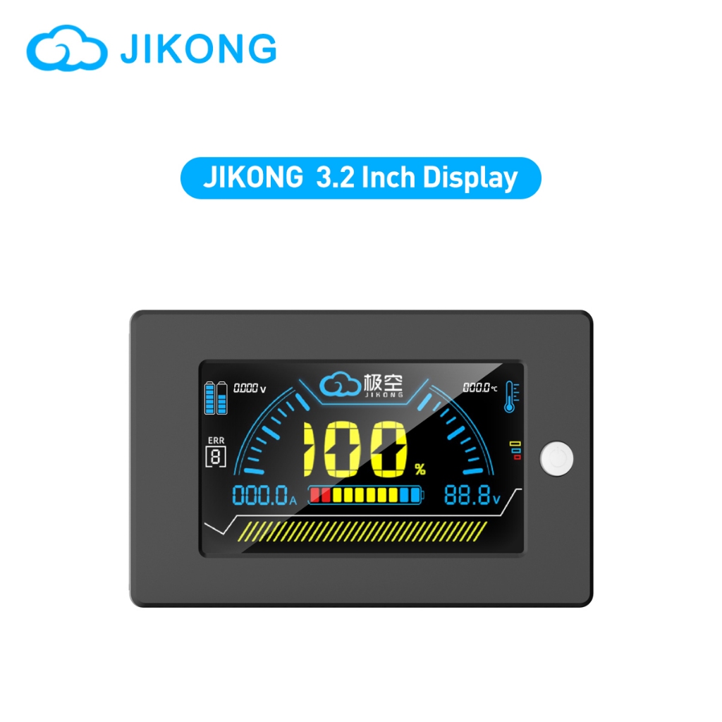 JIKONG JKBMS หน้าจอ 3.2 นิ้ว ใช้ได้กับทุกรุ่น JIKONG BMS SOC จอแสดงผล 3.2-inch LCD Display วัดโวลท์
