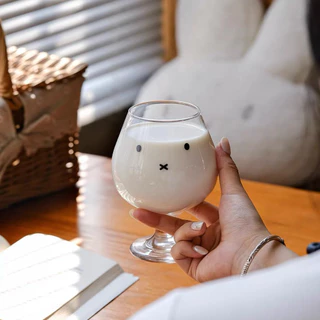 แก้ว miffy มิฟฟี่ กระต่ายน่ารัก แก้วใส่กาแฟ มัทฉะ วัสดุแก้ว
