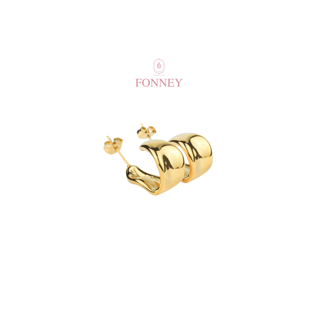 ERF- 23Foneyต่างหูสแตนเลส ไม่ลอก ไม่ดำ