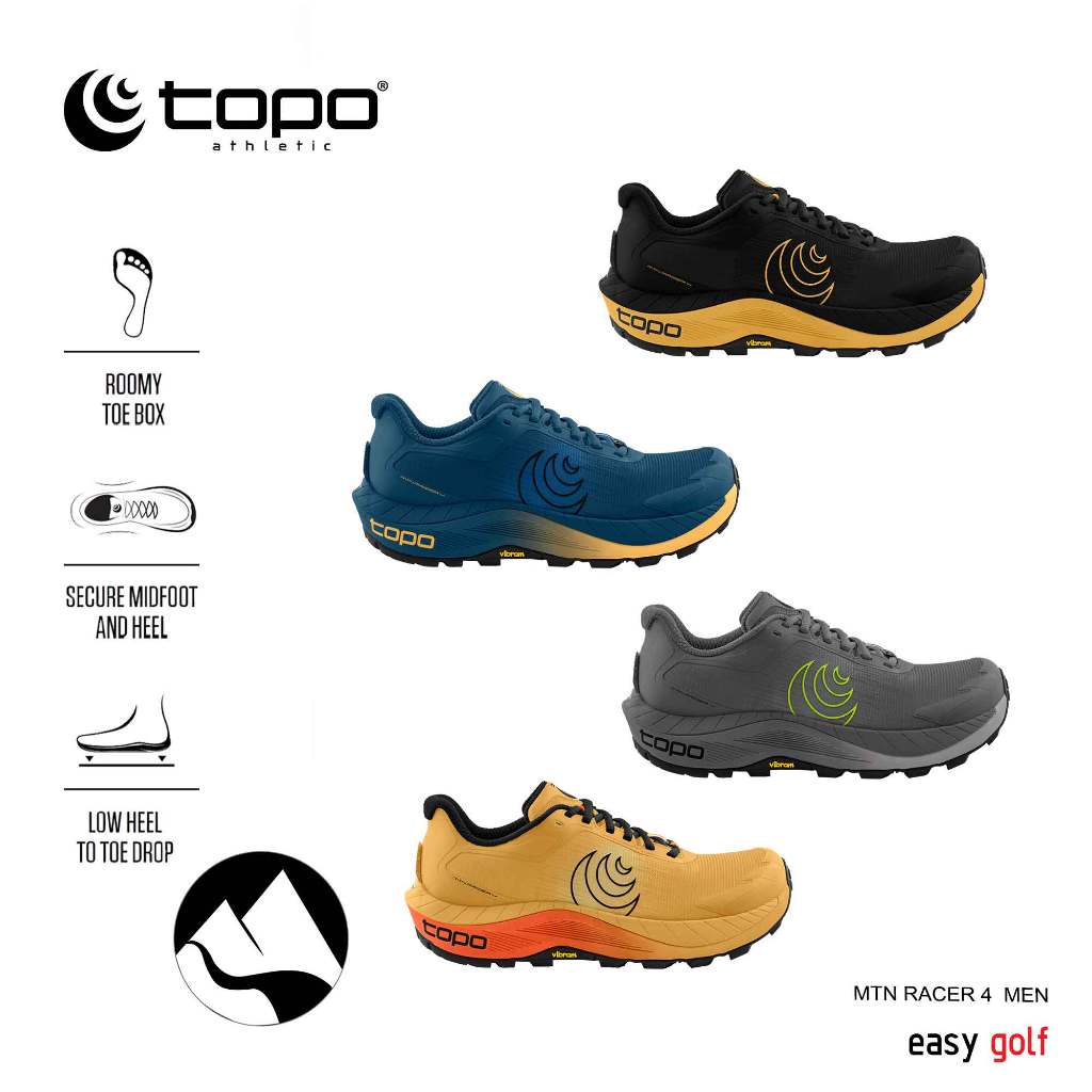 TOPO ATHLETIC TRAIL MTN RACER 4 MEN'S RUNNING SHOES รองเท้ากีฬา วิ่งเทรลผู้ชาย